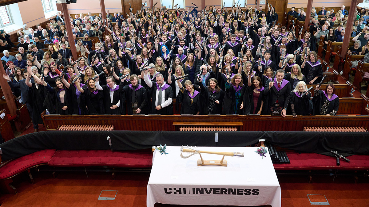 UHI Inverness students honoured at graduation and celebration ceremony