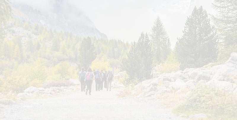 Students on field trip in Switzerland (not Scotland)