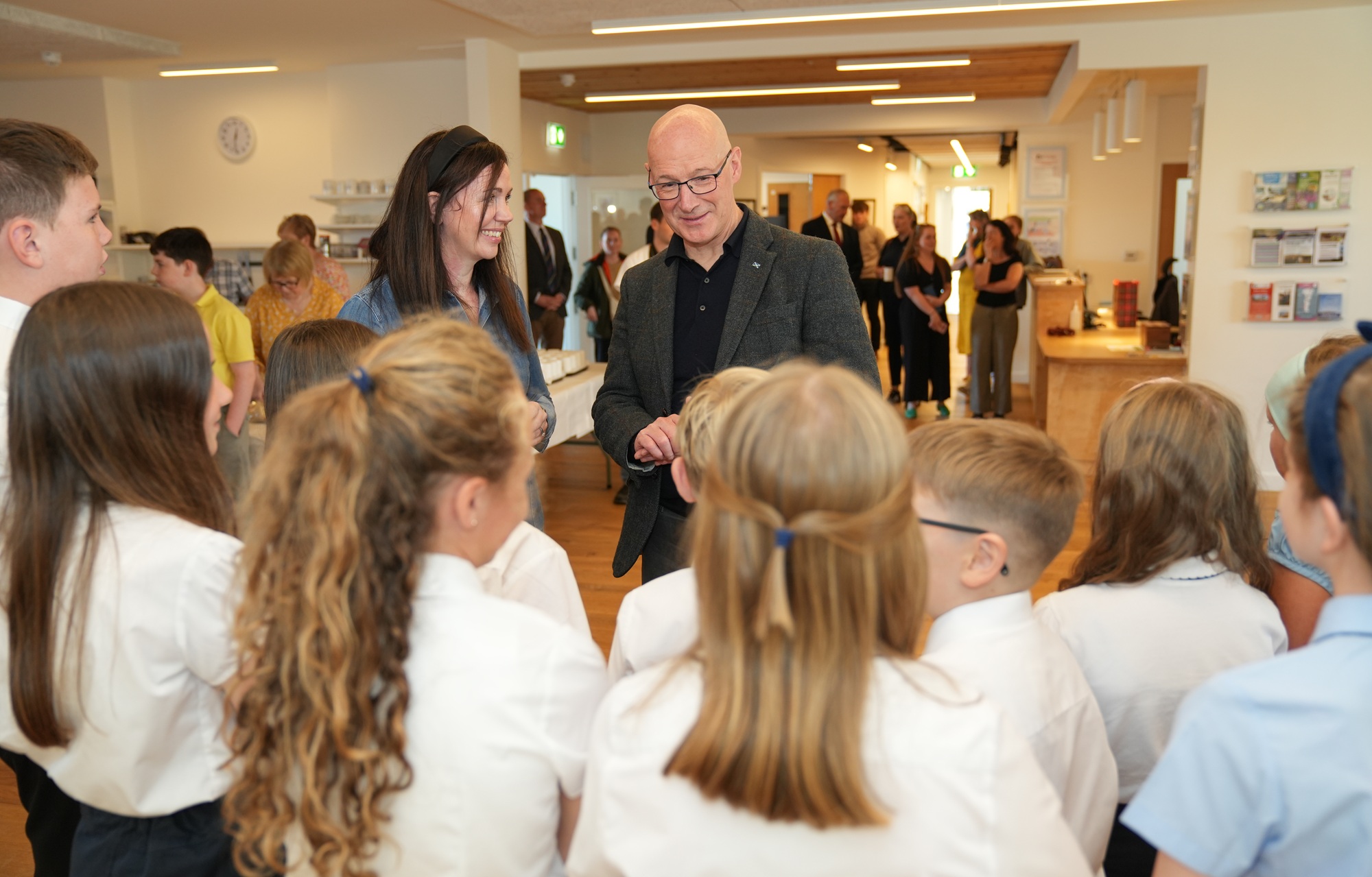 Cnoc Soilleir welcomes First Minister as construction of new auditorium progresses