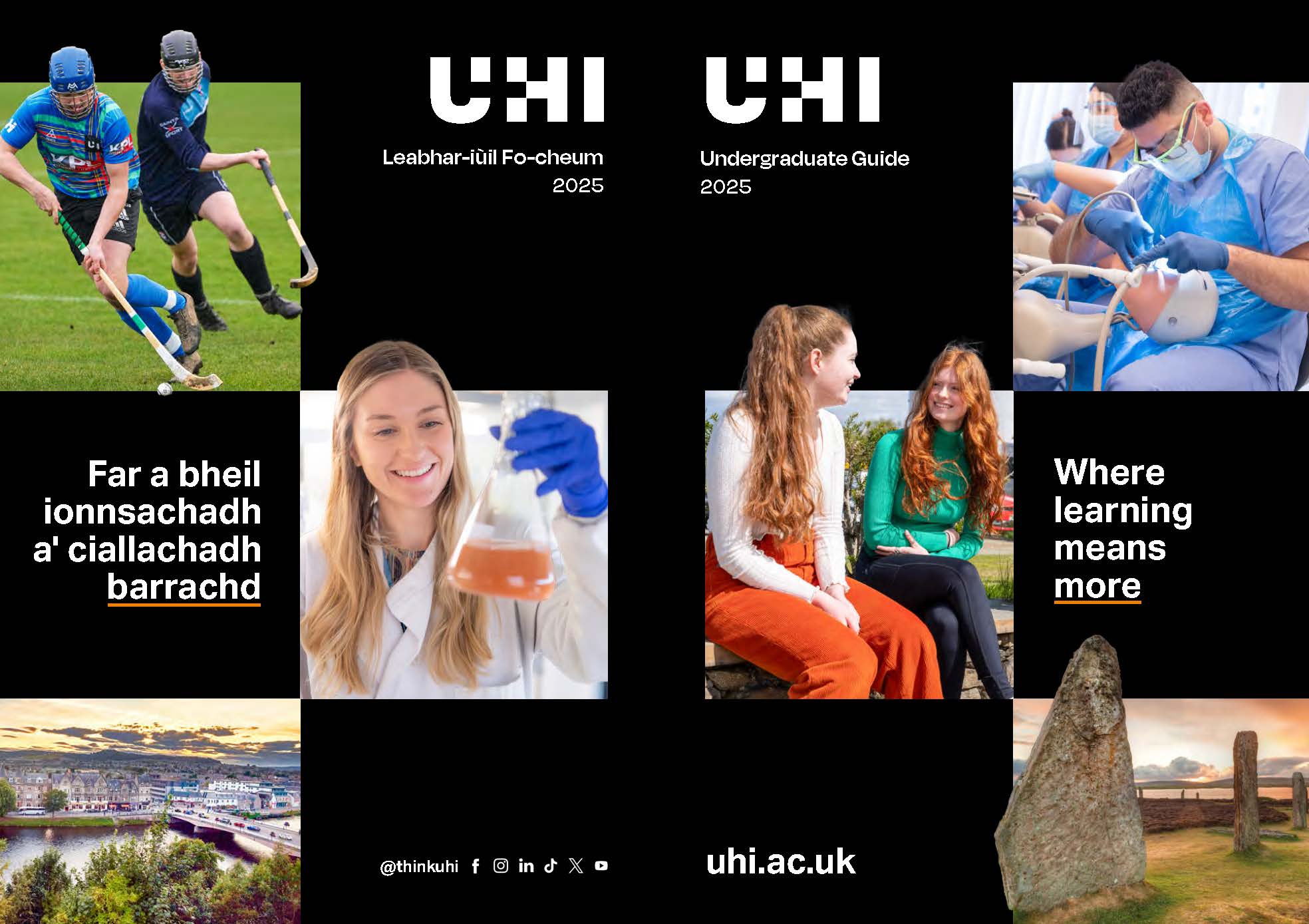 UHI Undergraduate Prospectus 2025 cover