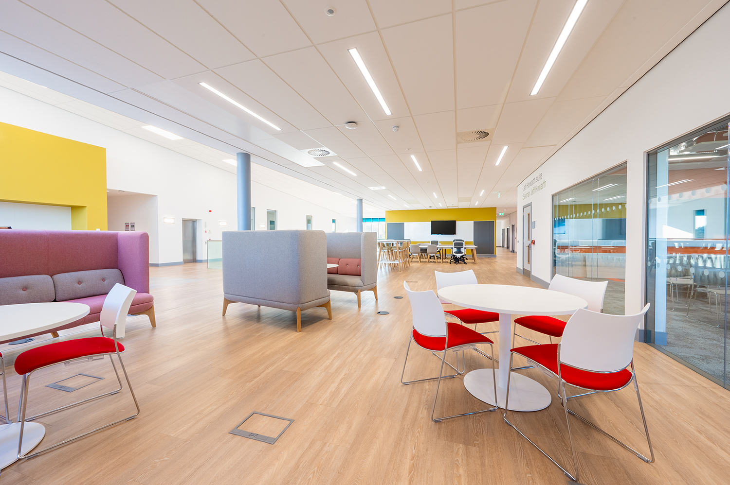 Tea bar area in Life Sciences Innovation Centre