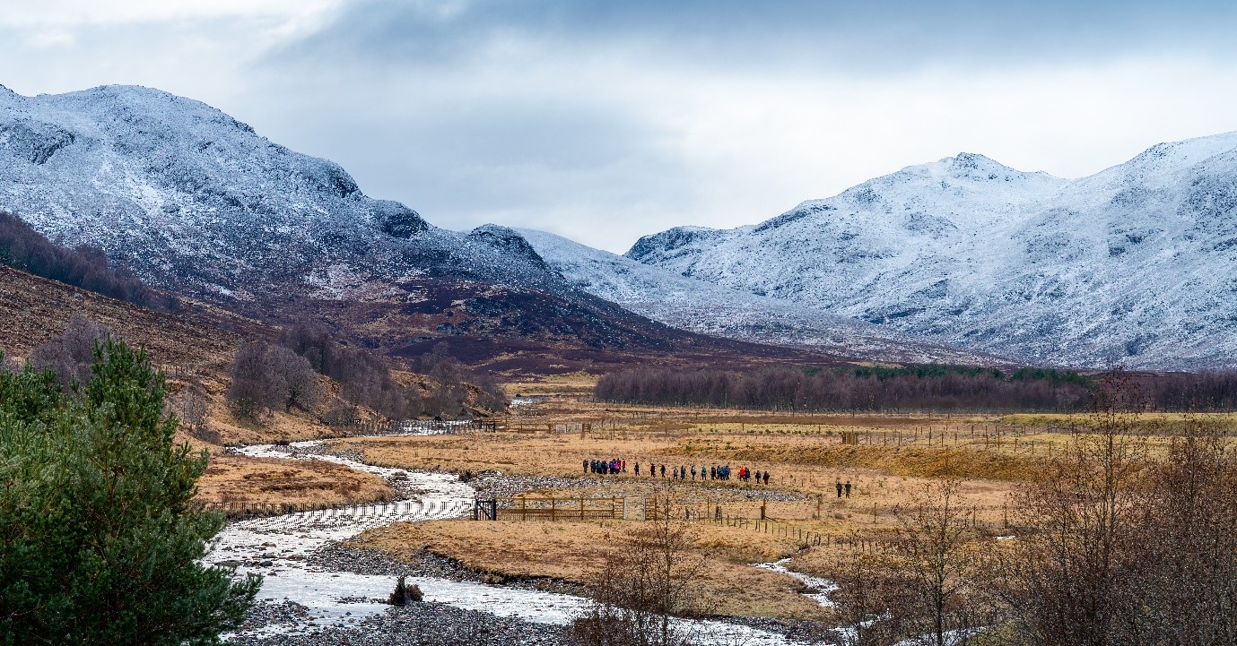 Landscape image of rural Scotland