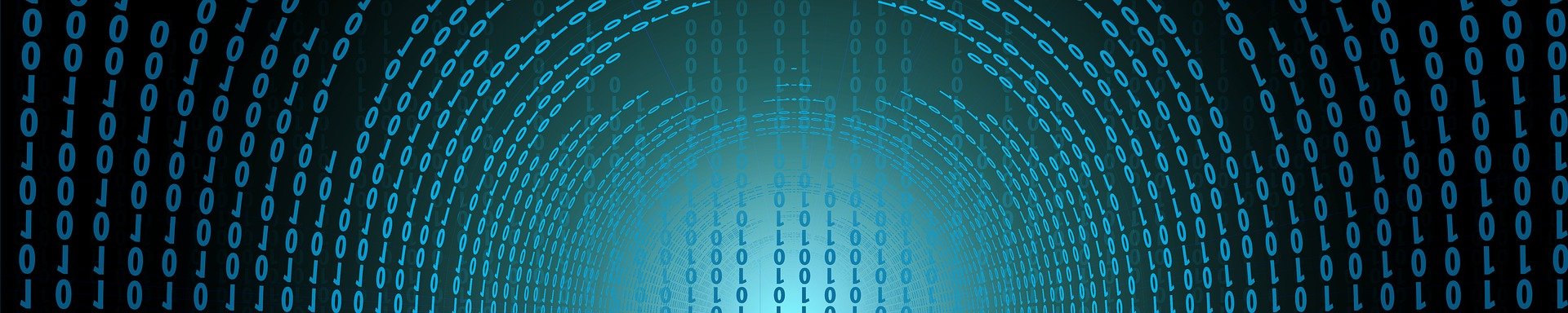 Image showing binary code depicting analytics