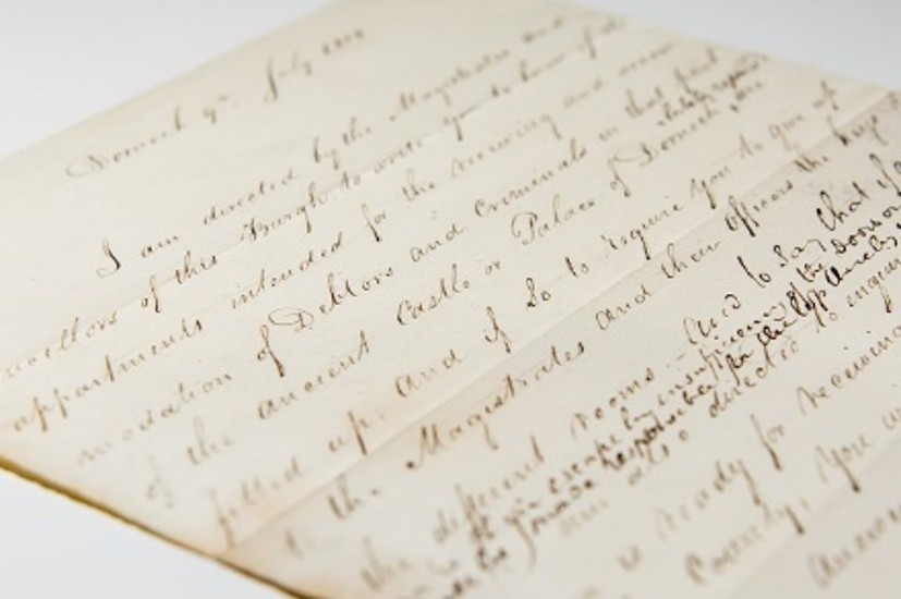 Image of handwritten letter Image of handwritten letter