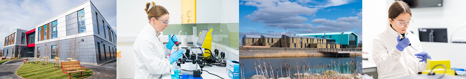 Life Sciences Innovation Centre | Scientist using lab equipment | An Lochran building | Scientist using lab equipment Life Sciences Innovation Centre | Scientist using lab equipment | An Lochran building | Scientist using lab equipment