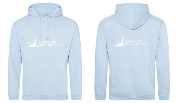 A photograph of a INS Hoodie mock up