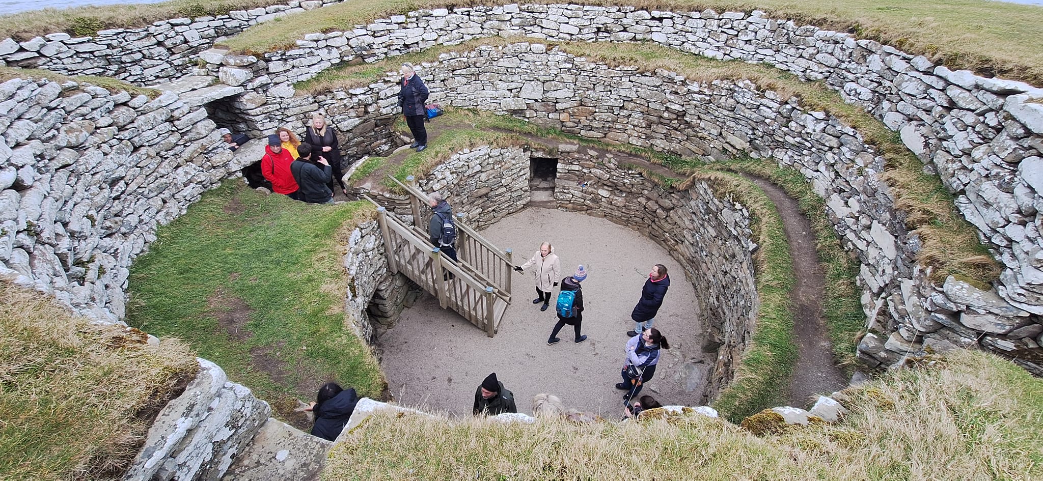 A photograph of Jarlshof