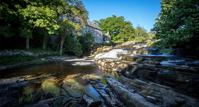 A small waterfall