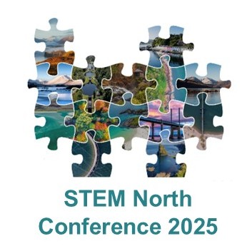 Logo for the STEM North Conference 2025
