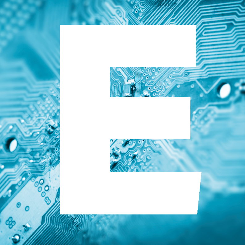 Letter E